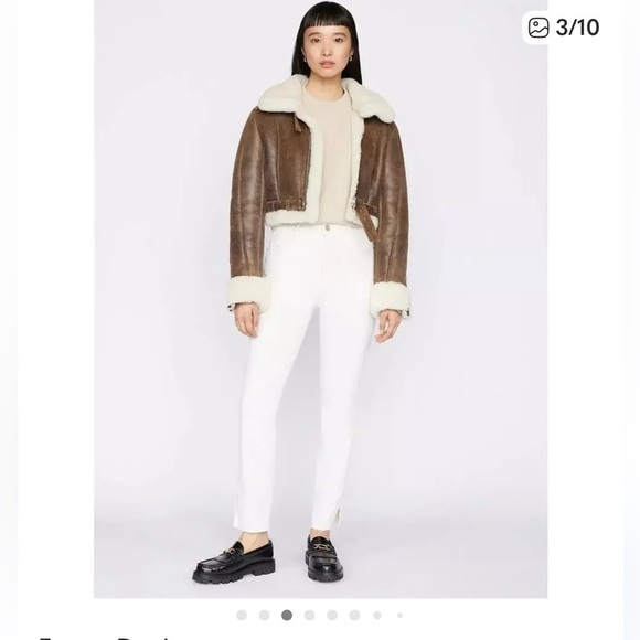 Frame Denim Denim - Frame Denim White Straight-Leg Jeans
